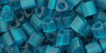 11T-7BDF Frosted Transparent True Teal - Click Image to Close